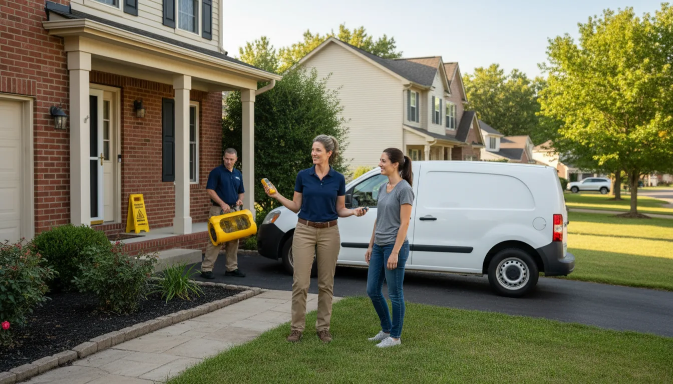 Residential water damage restoration in Indian Head, MD